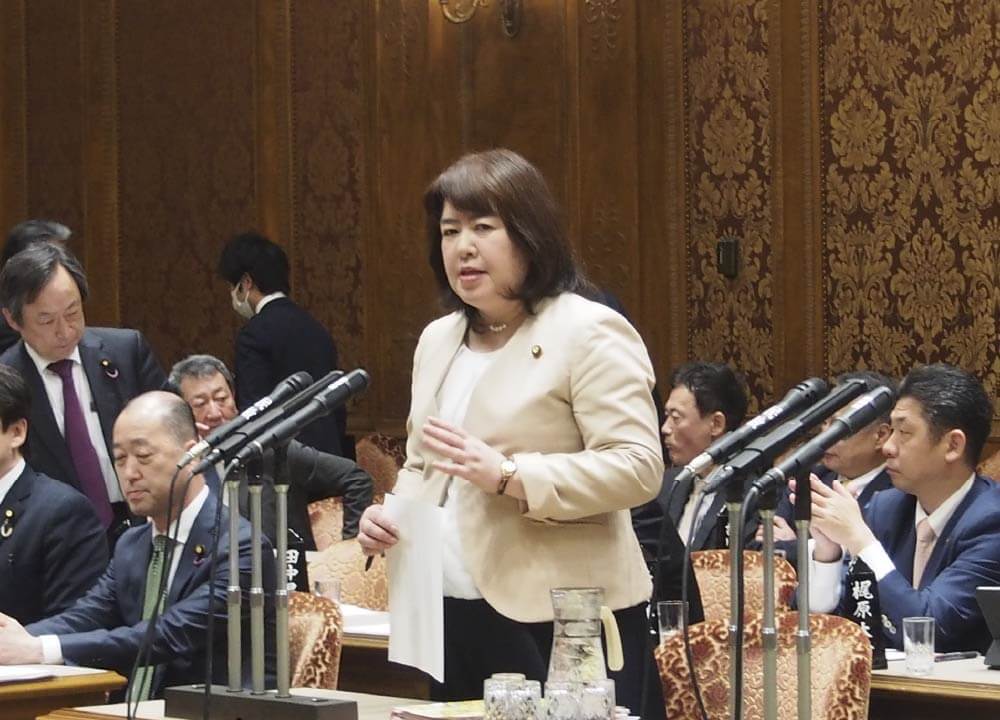 伊藤たかえ 国会にて