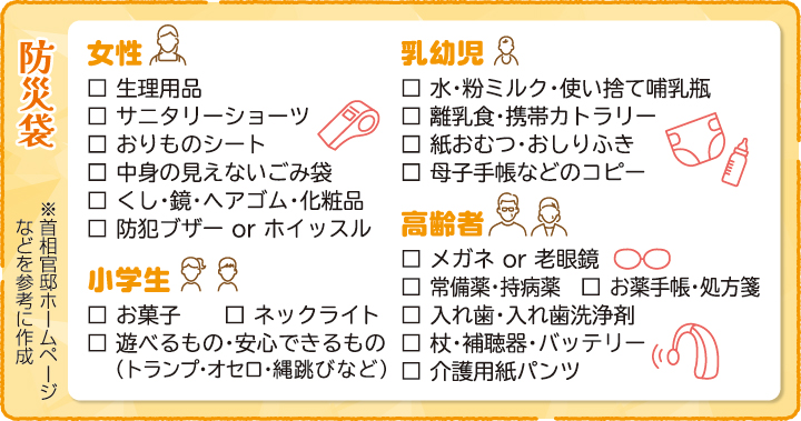 “With　You” いま知っておきたい女性目線の防災 サムネイル